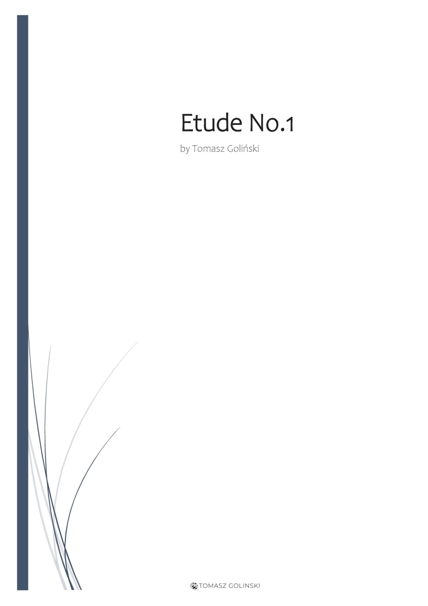 Cover etude No.1